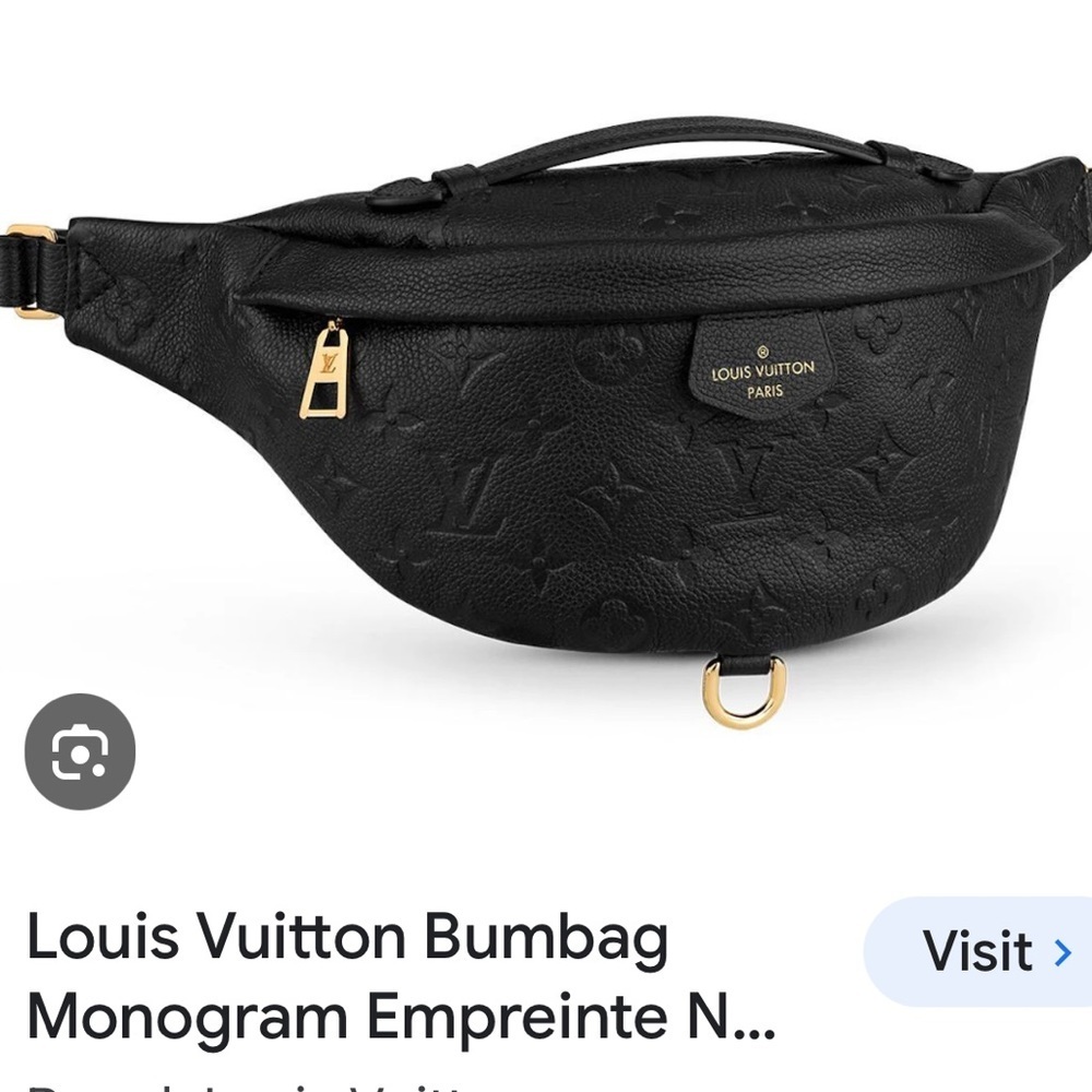 LOUIS VUITTON Empreinte BumBag Black